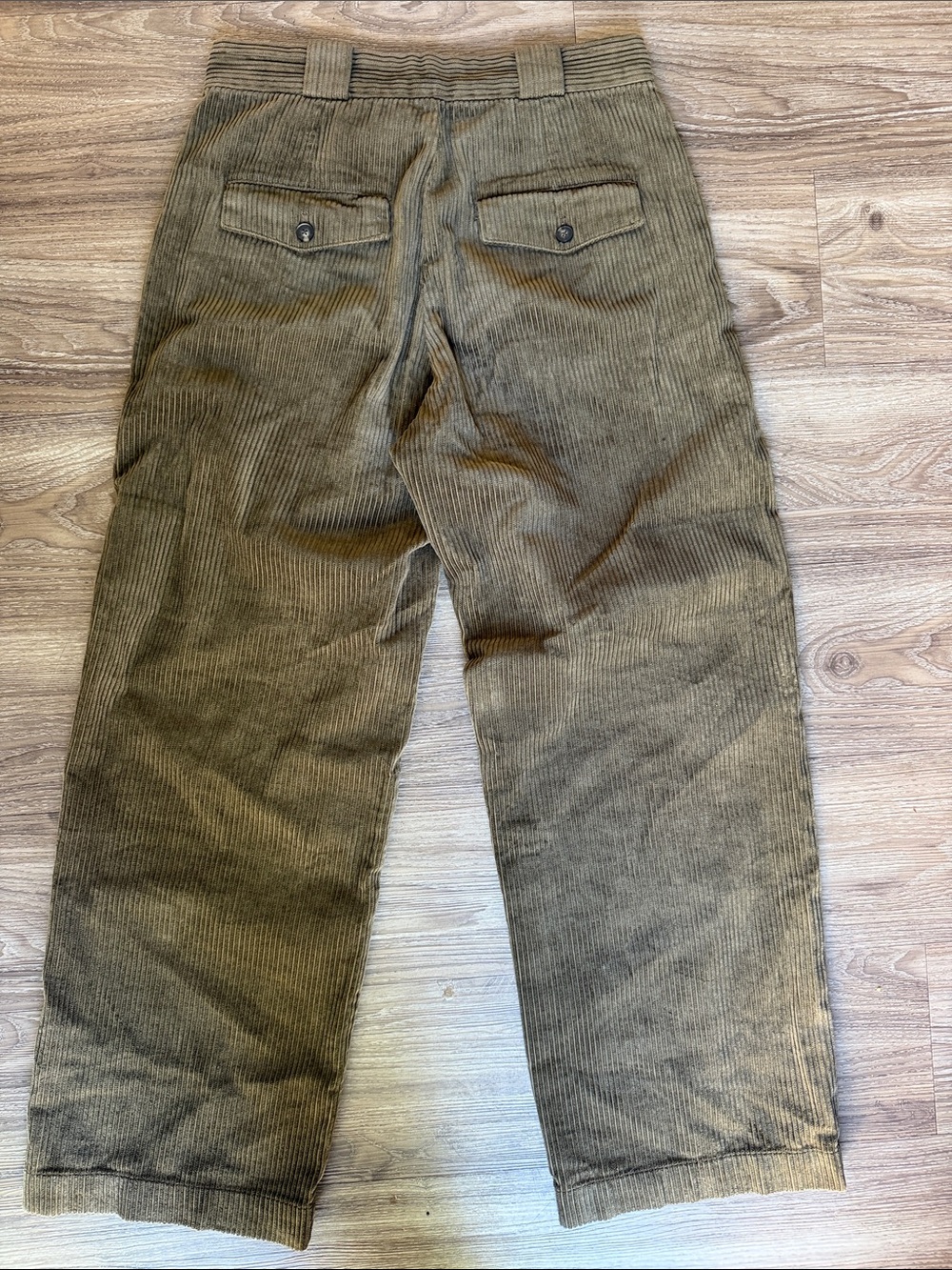 Everlane Women’s Corduroy Olive Green Organic Cotton Pants Size: 6 - Picture 10 of 11